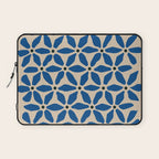 Blue flower pattern Laptop Sleeve Gallery Image 1