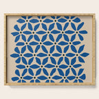 Blue flower pattern Serving Tray Gallery Image 1