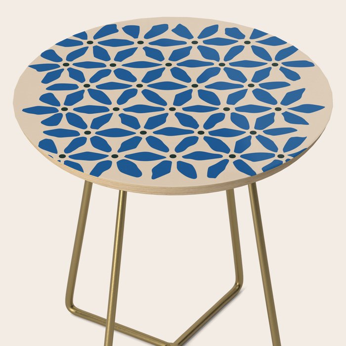 Blue flower pattern Side Table Gallery Image 2