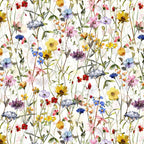 Scandinavian Colorful Midsummer Dried Wildflowers Watercolor Meadow  14 Coffee Mug Gallery Image 2