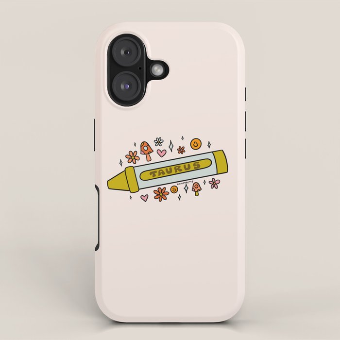 Taurus Crayon iPhone Case Gallery Image 1