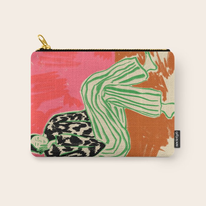 CALM WOMAN PORTRAIT Carry All Pouch Gallery Image 1