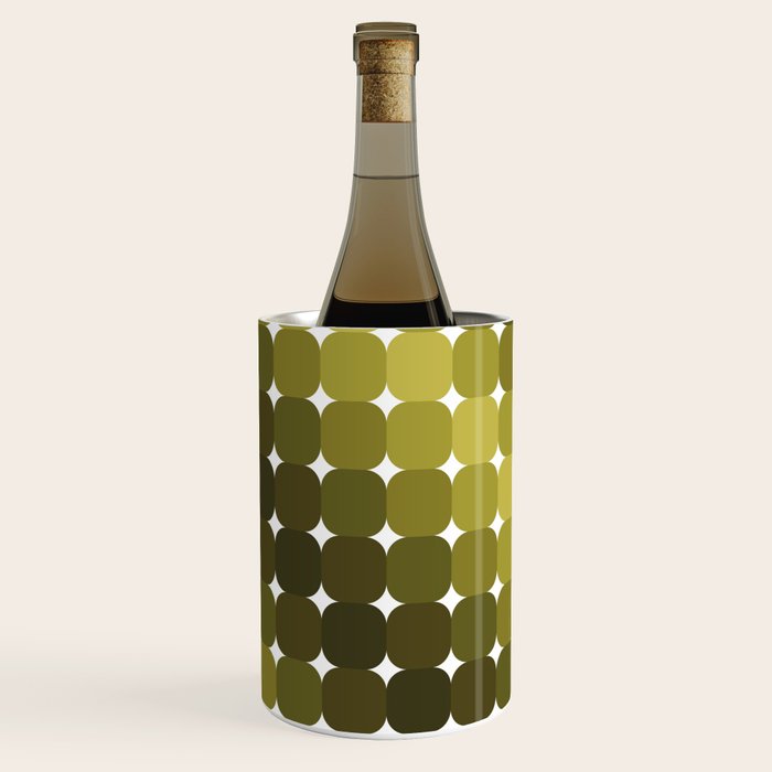 Retro Rounded Rectangle Gradient - Green Wine Chiller Gallery Image 3