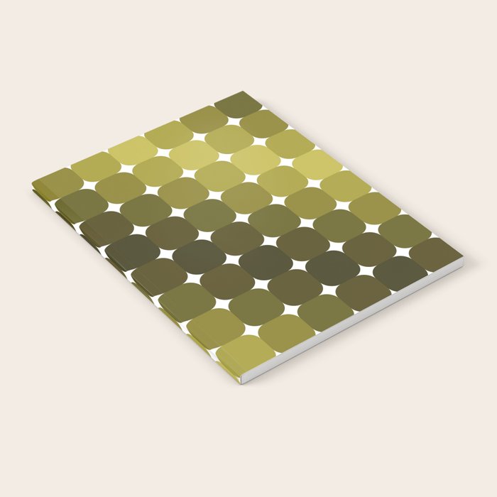 Retro Rounded Rectangle Gradient - Green Notebook Gallery Image 2