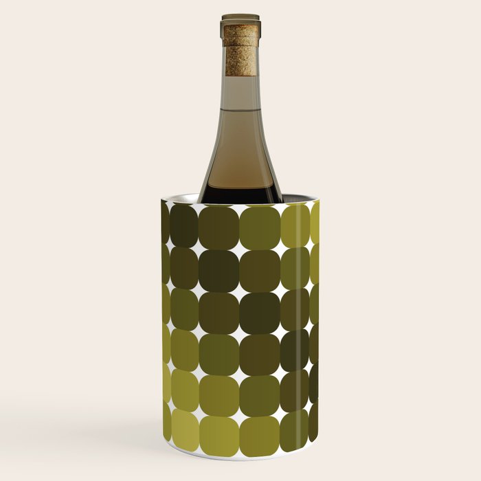 Retro Rounded Rectangle Gradient - Green Wine Chiller Gallery Image 1
