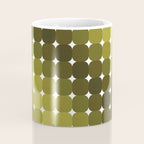 Retro Rounded Rectangle Gradient - Green Coffee Mug Gallery Image 4