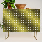 Retro Rounded Rectangle Gradient - Green Credenza Gallery Image 1