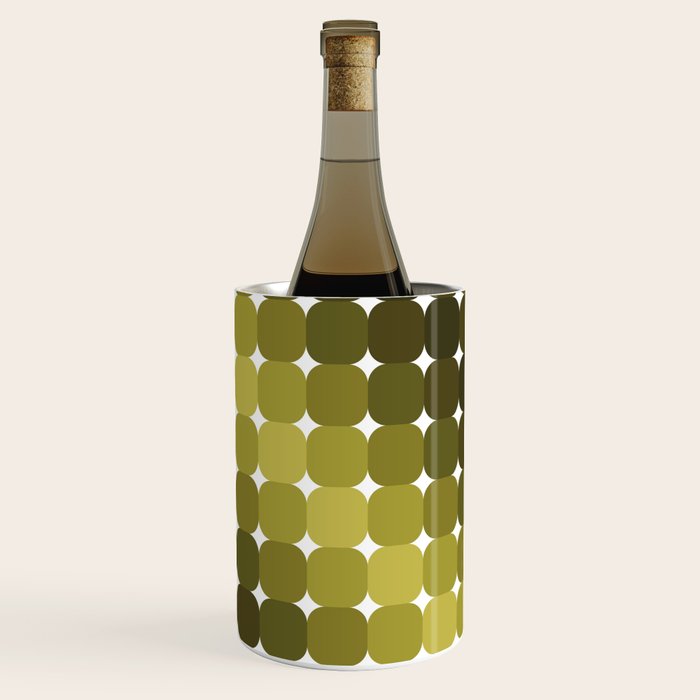 Retro Rounded Rectangle Gradient - Green Wine Chiller Gallery Image 2