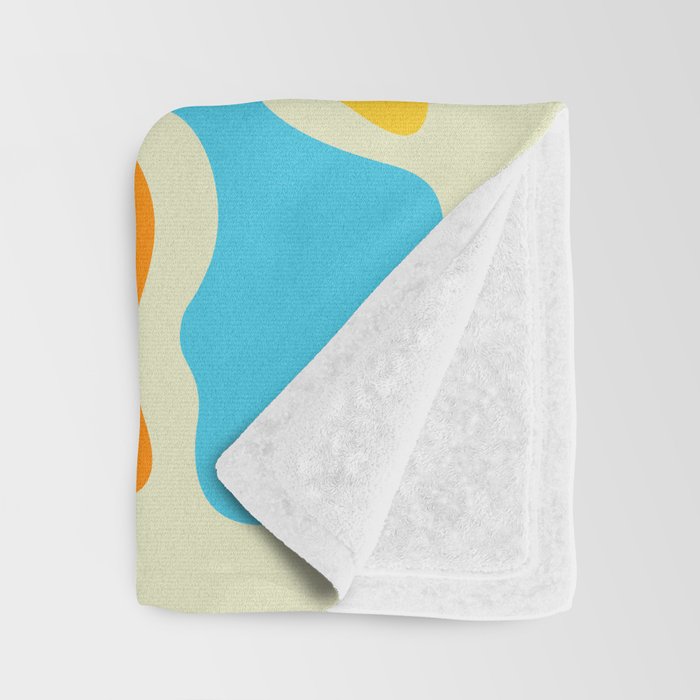 Retro Sun Waves: Rainbow Edition Throw Blanket Gallery Image 3