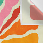 Retro Sun Waves: Rainbow Edition Wall Tapestry Gallery Image 3