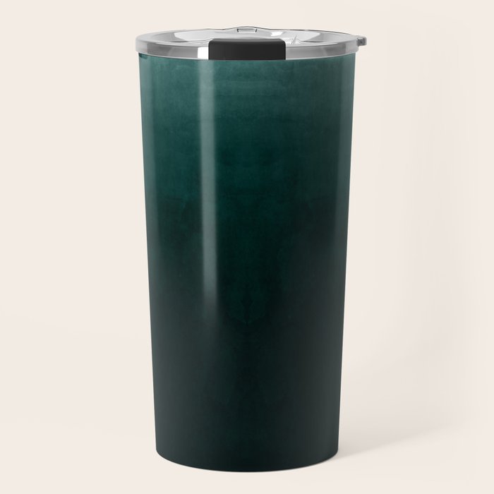 Ombre Emerald Travel Mug Gallery Image 1