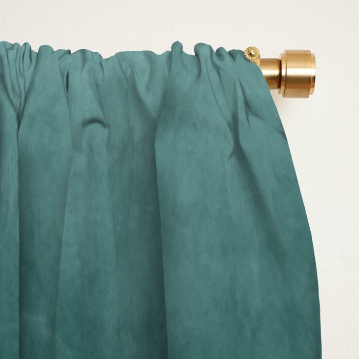 Ombre Emerald Window Curtain Gallery Image 2