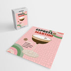 Espresso Martini Italian Retro Cocktail - Red Green Pink Jigsaw Puzzle Gallery Image 2