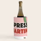 Espresso Martini Italian Retro Cocktail - Red Green Pink Wine Chiller Gallery Image 1
