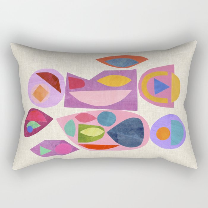 Midnight Mirror ii Rectangular Pillow Gallery Image 1