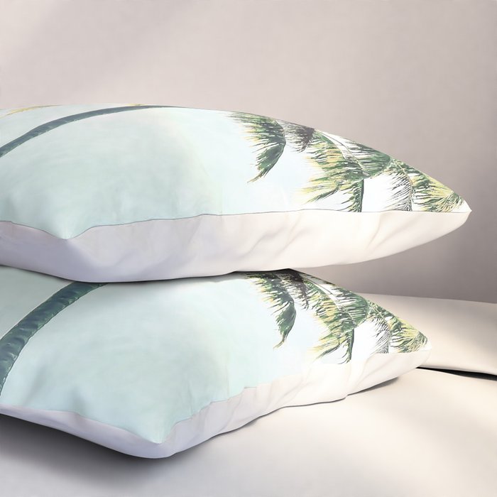 Under the palms Pillow Sham Gallery Image 3