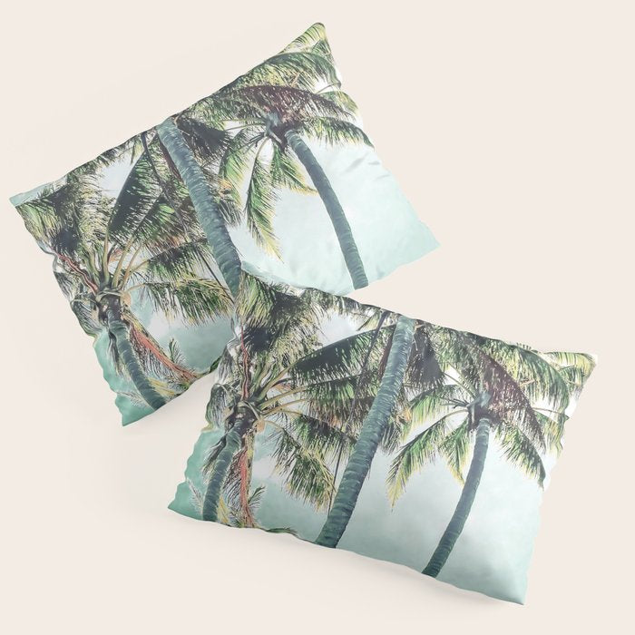 Under the palms Pillow Sham Gallery Image 1