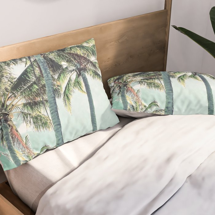 Under the palms Pillow Sham Gallery Image 2