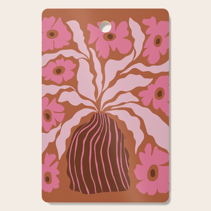 Mid-century blooming pot  Cutting Board Gallery Image 1
