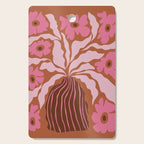 Mid-century blooming pot  Cutting Board Gallery Image 1