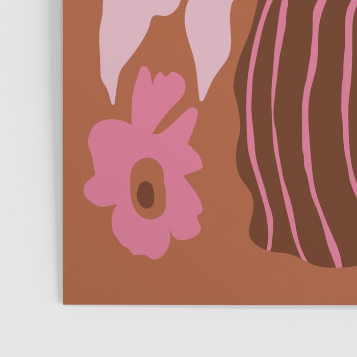 Mid-century blooming pot  Poster Gallery Image 3