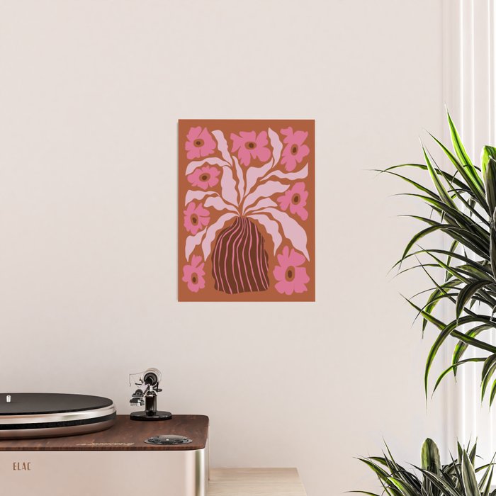 Mid-century blooming pot  Poster Gallery Image 2