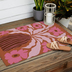 Mid-century blooming pot  Outdoor Rug Gallery Image 2