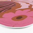 Mid-century blooming pot  Bath Mat Gallery Image 3
