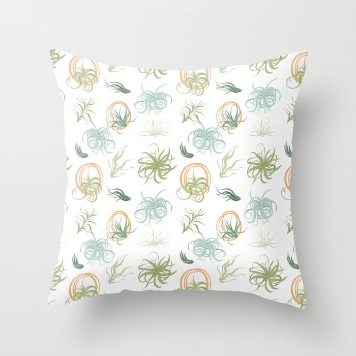 Air Plants Throw Pillow Gallery Image 1