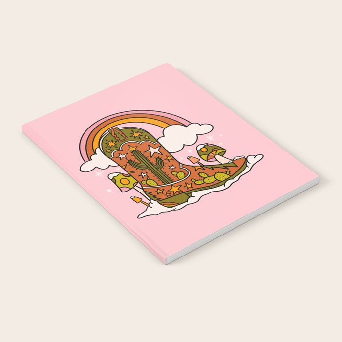 Christmas Cowboy Boots Notebook Gallery Image 1