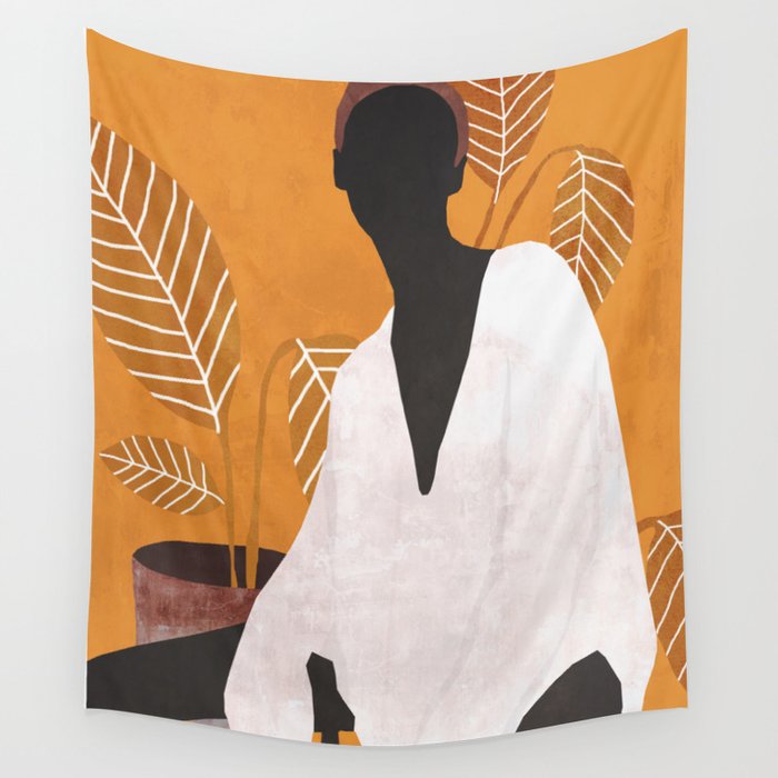Tropical Girl 6 Wall Tapestry Gallery Image 4
