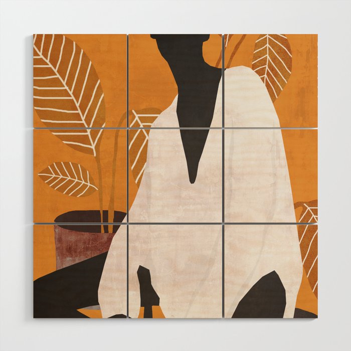 Tropical Girl 6 Wood Wall Art Gallery Image 1