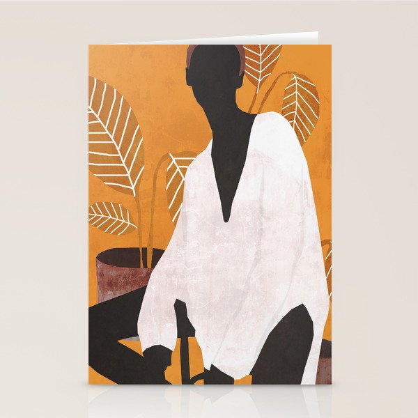 Tropical Girl 6 Stationery Card Gallery Image 1