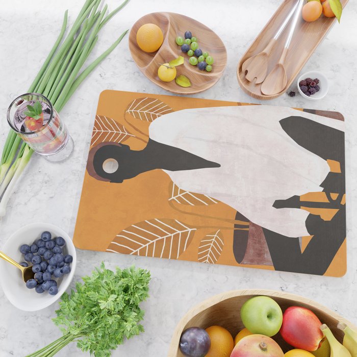 Tropical Girl 6 Cutting Board Gallery Image 2