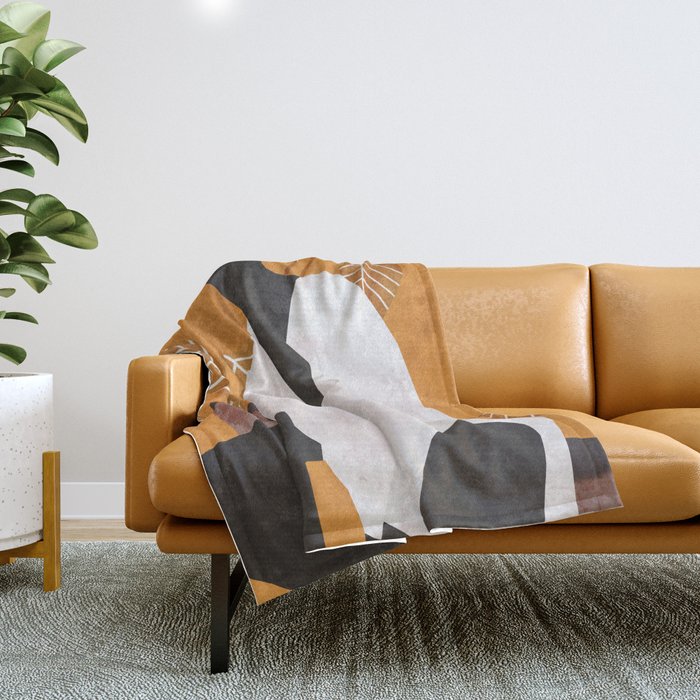 Tropical Girl 6 Throw Blanket Gallery Image 1