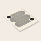 Abstraction_LINE_BLACK_DOT_VISUAL_ART_Minimlism_001A Notebook Gallery Image 3