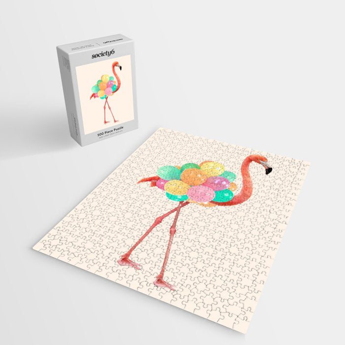 FLAMINGO PARTY Jigsaw Puzzle Gallery Image 2