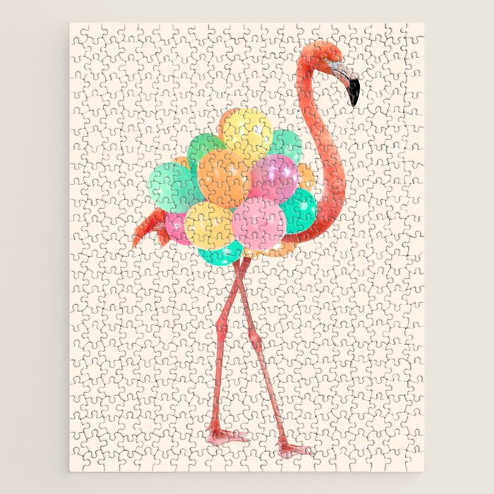 FLAMINGO PARTY Jigsaw Puzzle Gallery Image 1