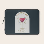 Dry Martini Cocktail Zodiac Sign Laptop Sleeve Gallery Image 1