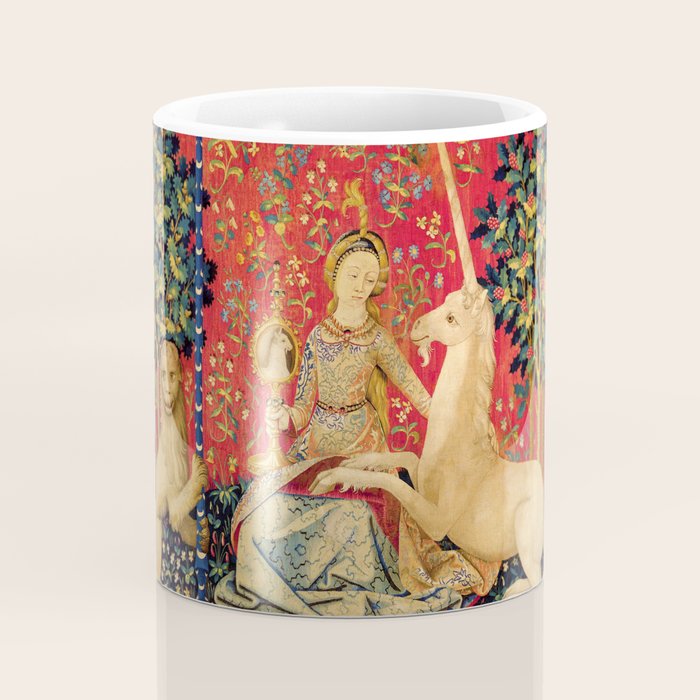 Lady and the Unicorn - Sight Coffee Mug Gallery Image 4