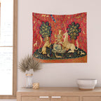 Lady and the Unicorn - Sight Wall Tapestry Gallery Image 2
