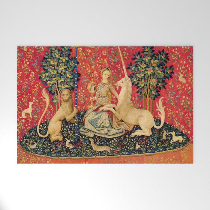 Lady and the Unicorn - Sight Welcome Mat Gallery Image 1