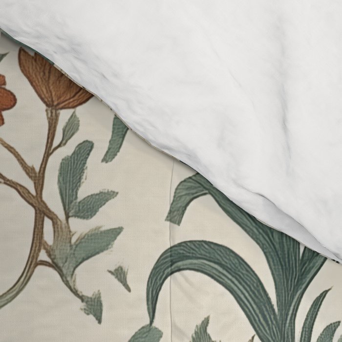 Tigers in Romantic Botanica Comforter Gallery Image 4