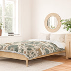 Tigers in Romantic Botanica Duvet Cover Gallery Image 2