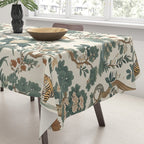 Tigers in Romantic Botanica Tablecloth Gallery Image 3