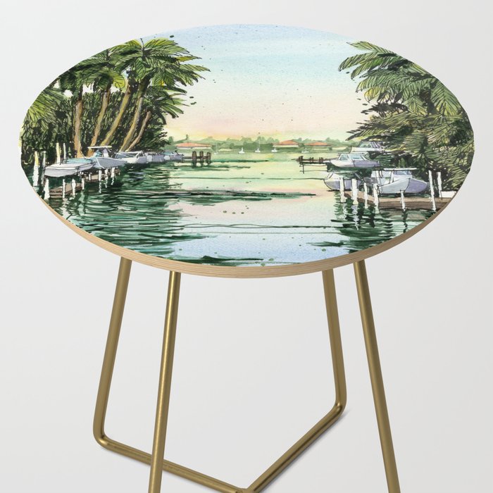 Siesta Key View to Big Pass Side Table Gallery Image 2