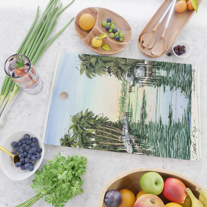 Siesta Key View to Big Pass Cutting Board Gallery Image 2