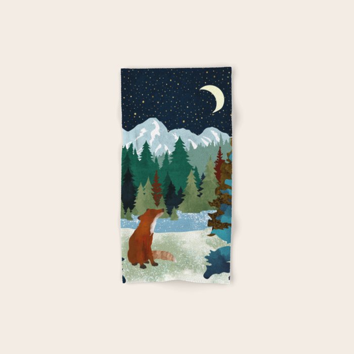 Winter Fox Vista Bath Towel Gallery Image 1