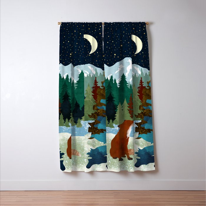 Winter Fox Vista Window Curtain Gallery Image 3