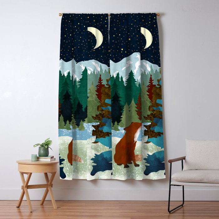 Winter Fox Vista Window Curtain Gallery Image 5
